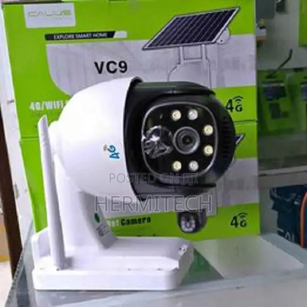 Rotating 4G SIM CARD Solar Powered CCTV Camera PTZ + Install