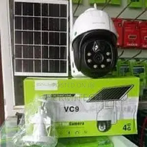 Rotating 4G SIM CARD Solar Powered CCTV Camera PTZ + Install