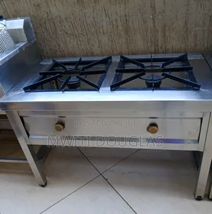 Top Executive High Pressure Two Burner Gas Cooker Stainless