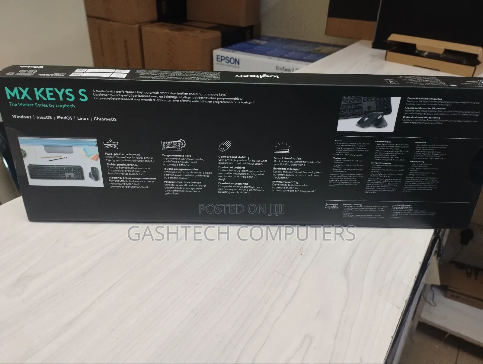Logitech Mx Keys S Graphite Keyboard