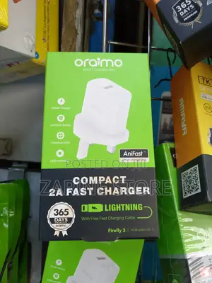 Oraimo iPhone Adapter With Lightening Cable Fast Charging