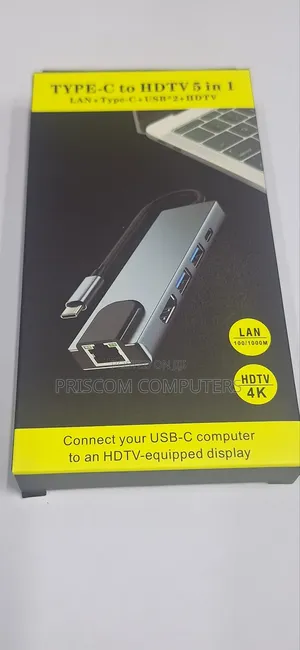 Type C To Hdmi Adapter 5 In 1 Type C Docking Station