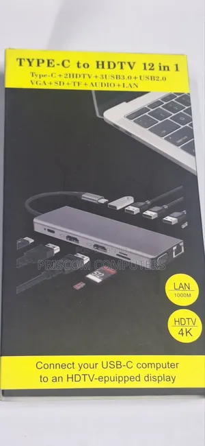 Type C To Hdmi Adapter 12 In 1 Type C Docking Station