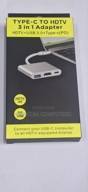 Type C To Hdmi Adapter 3 In 1 Type C Docking Station