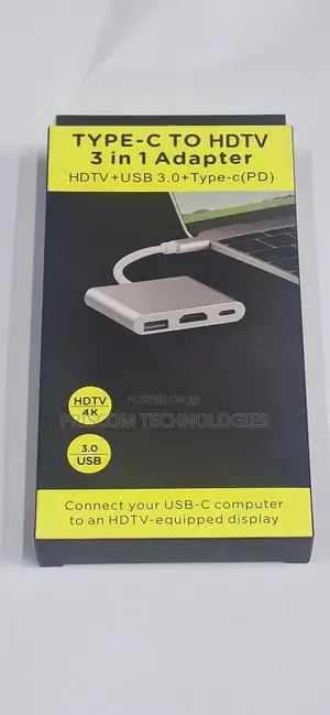Type C To Hdmi Adapter 3 In 1 Type C Docking Station