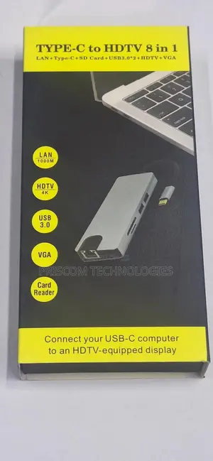 Type C To Hdmi Adapter 8 In 1 Type C Docking Station