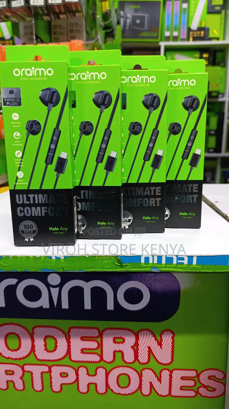 Oraimo Type C Earphones