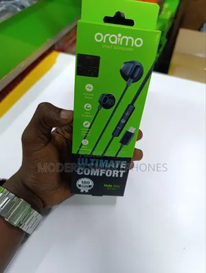 Oraimo Halo Airy Type-C Half in-Ear Wired Headphones