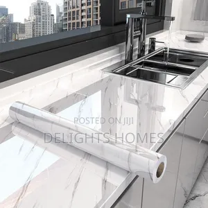 Self Adhesive Marble Contact Paper. _Car