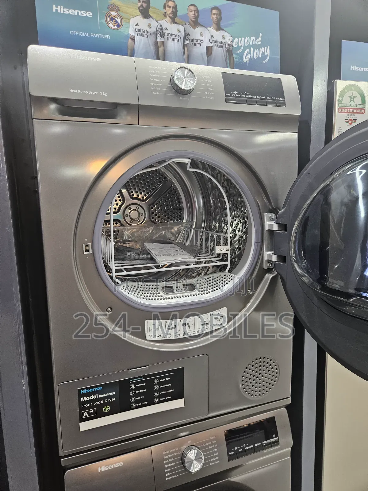 Hisense Dhqa902ut 9kg Heat Pump Dryer