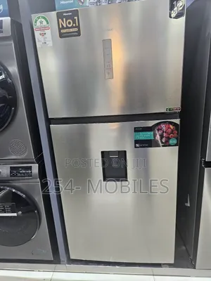 Hisense Top Mount Fridge 510lwith Water Dispenser Ref510dr
