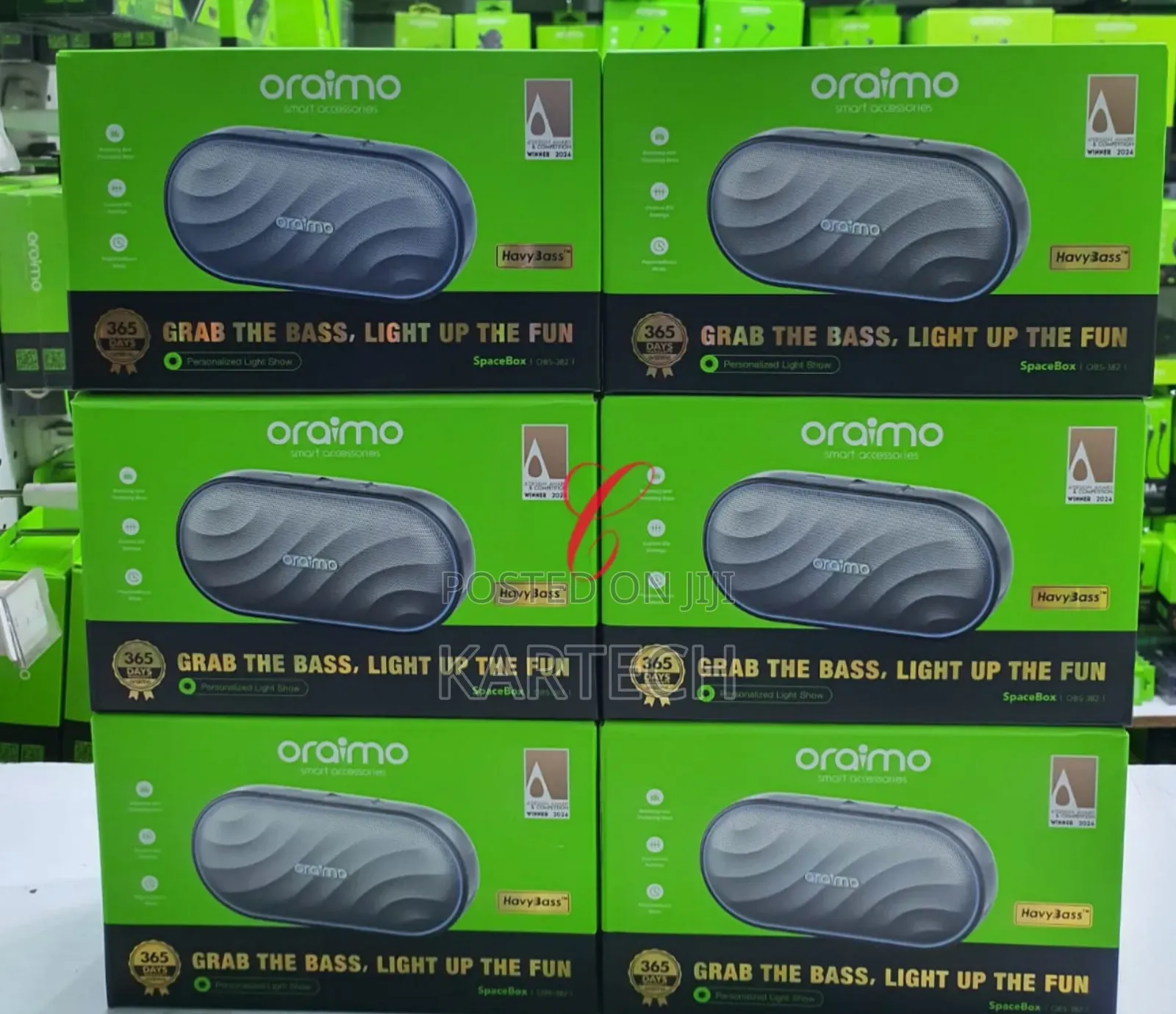 Oraimo Spacebox Obs-382 8w Personalized Light Shop Speaker
