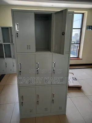 Sports Area Changing Lockers With 9 Compartments