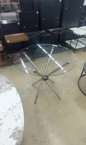 Round Glass Top Dining Table