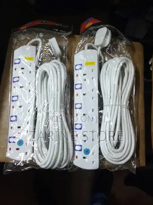 JSB Extension Cable With Surge 2 PCS 10 Metres Wire 5 Way