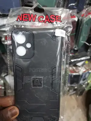 Case for Tecno Spark 9T Hybrid Armor Shockproof -Black