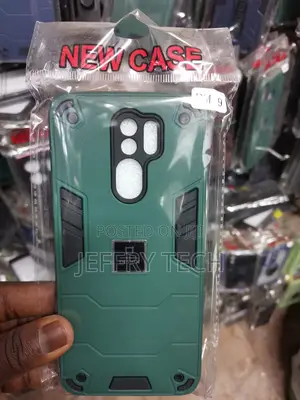 Case for Redmi 9 Hybrid Armor Shockproof Polycarbonate-Green