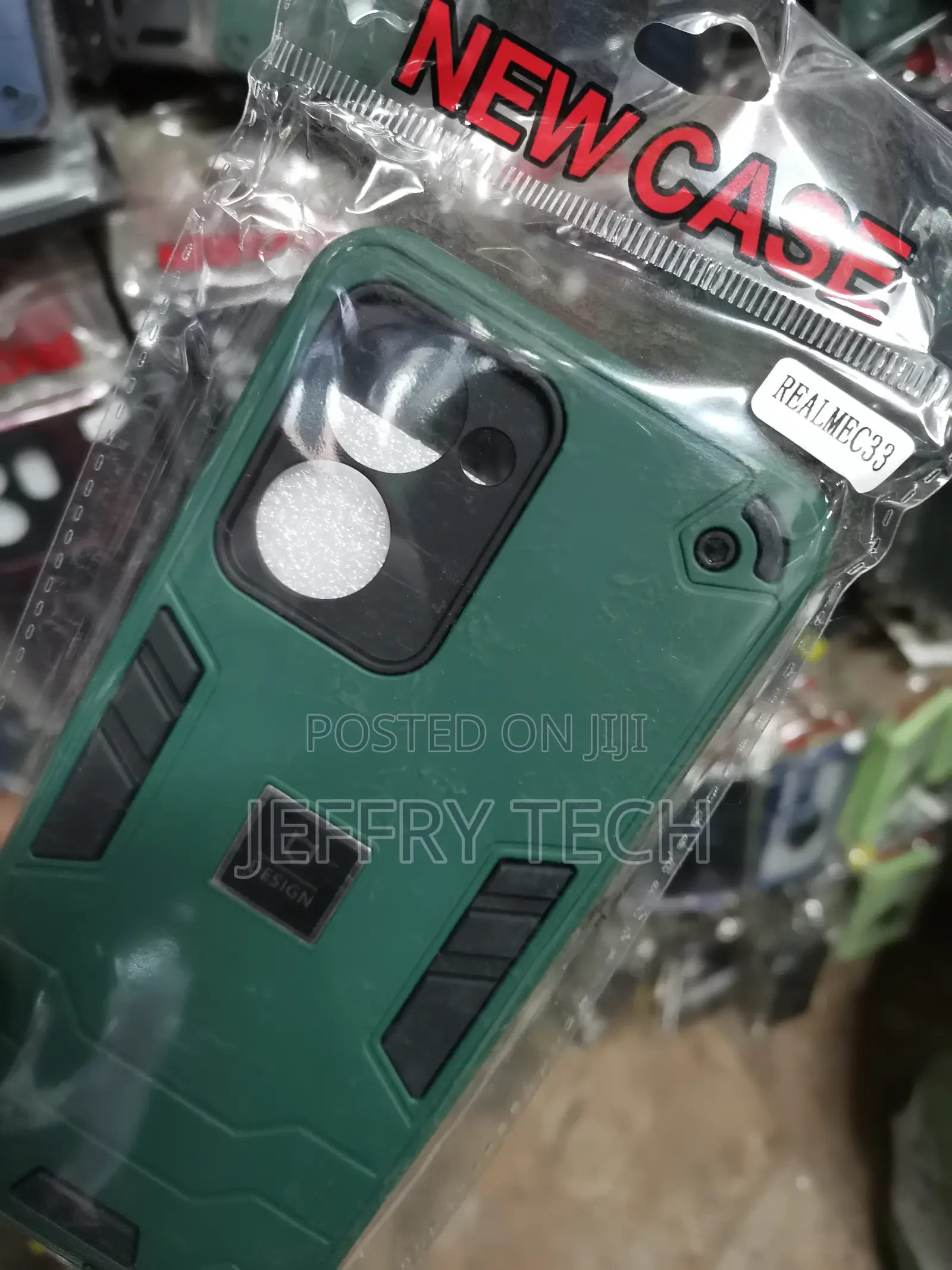 Realme C33 Shockproof Polycarbonate Lightweight Case-Green