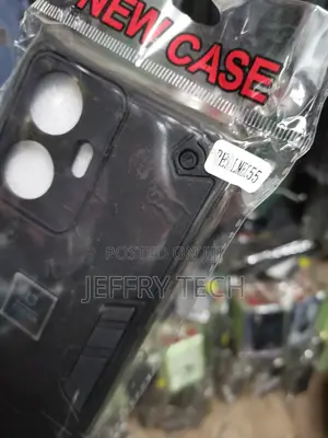 Realme C55 Hybrid Armor Polycarbonate Case-Black