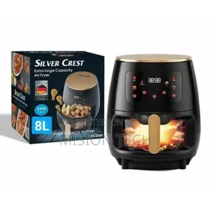 *Glass Oven Silver Crest Air Fryer 8 Litres*
