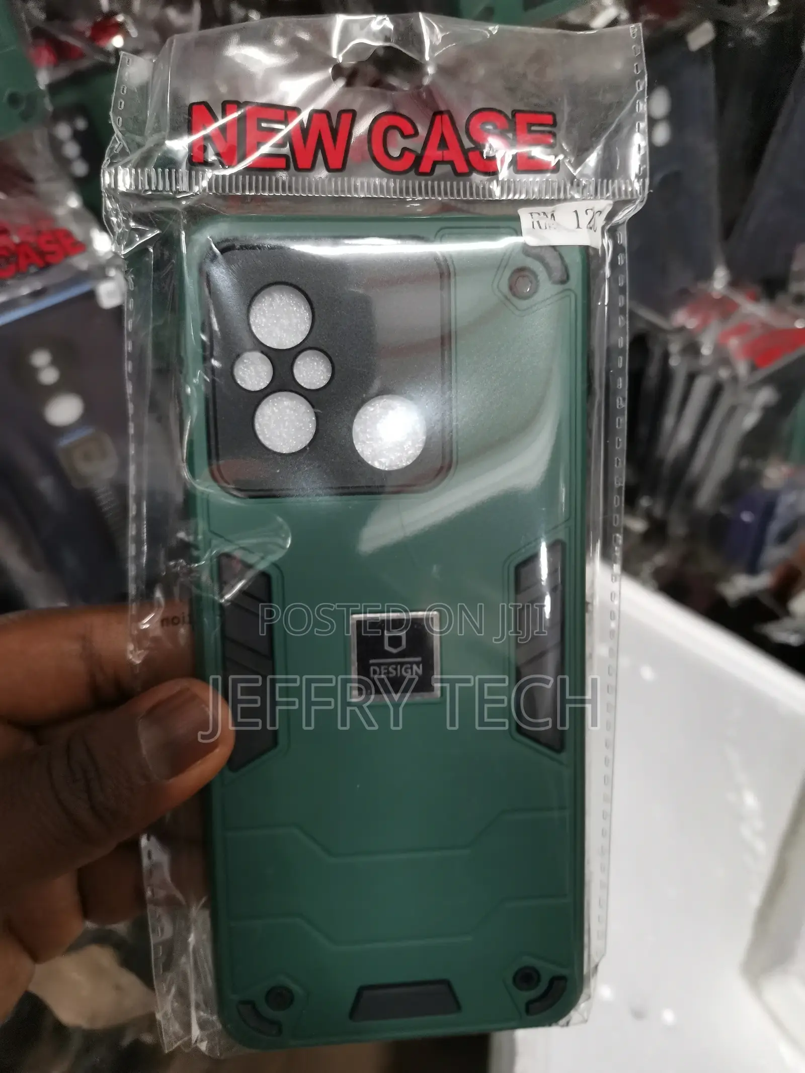 Xiaomi Redmi 12C Hybrid Armor Polycarbonate Case-Green