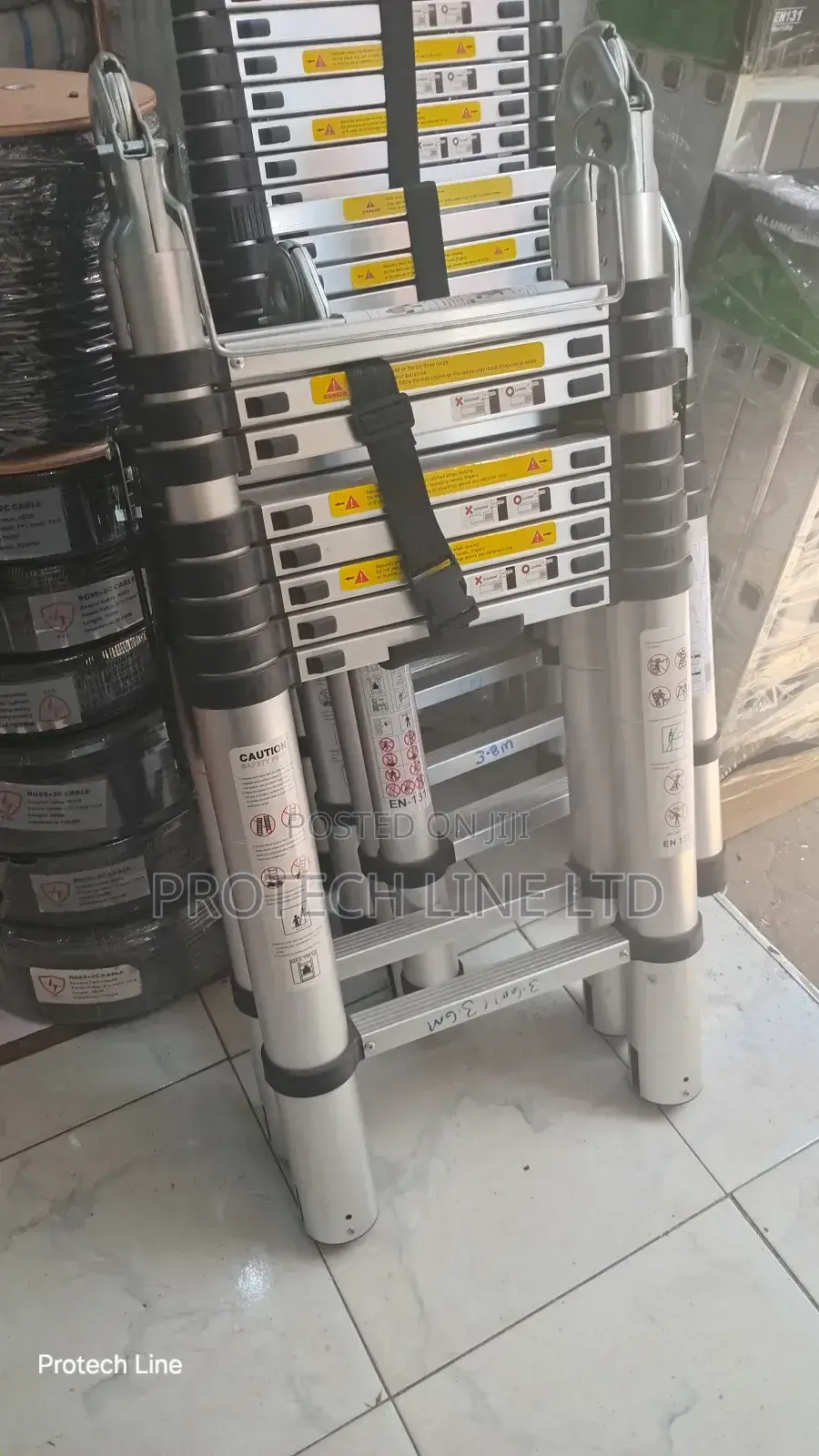 Double Telescopic Ladder 3.6 × 3.6mt