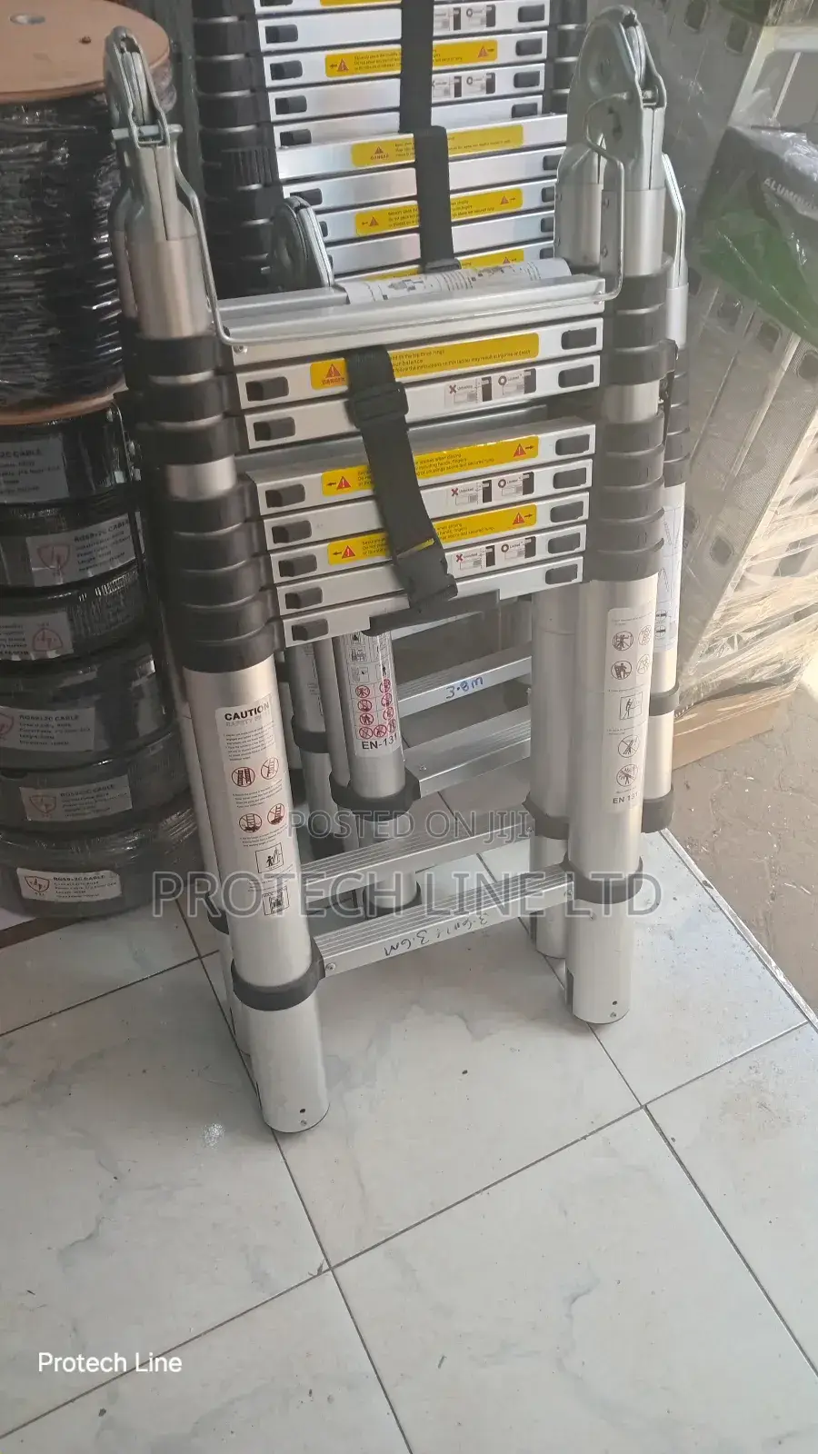 Double Telescopic Ladder 3.6 × 3.6mt