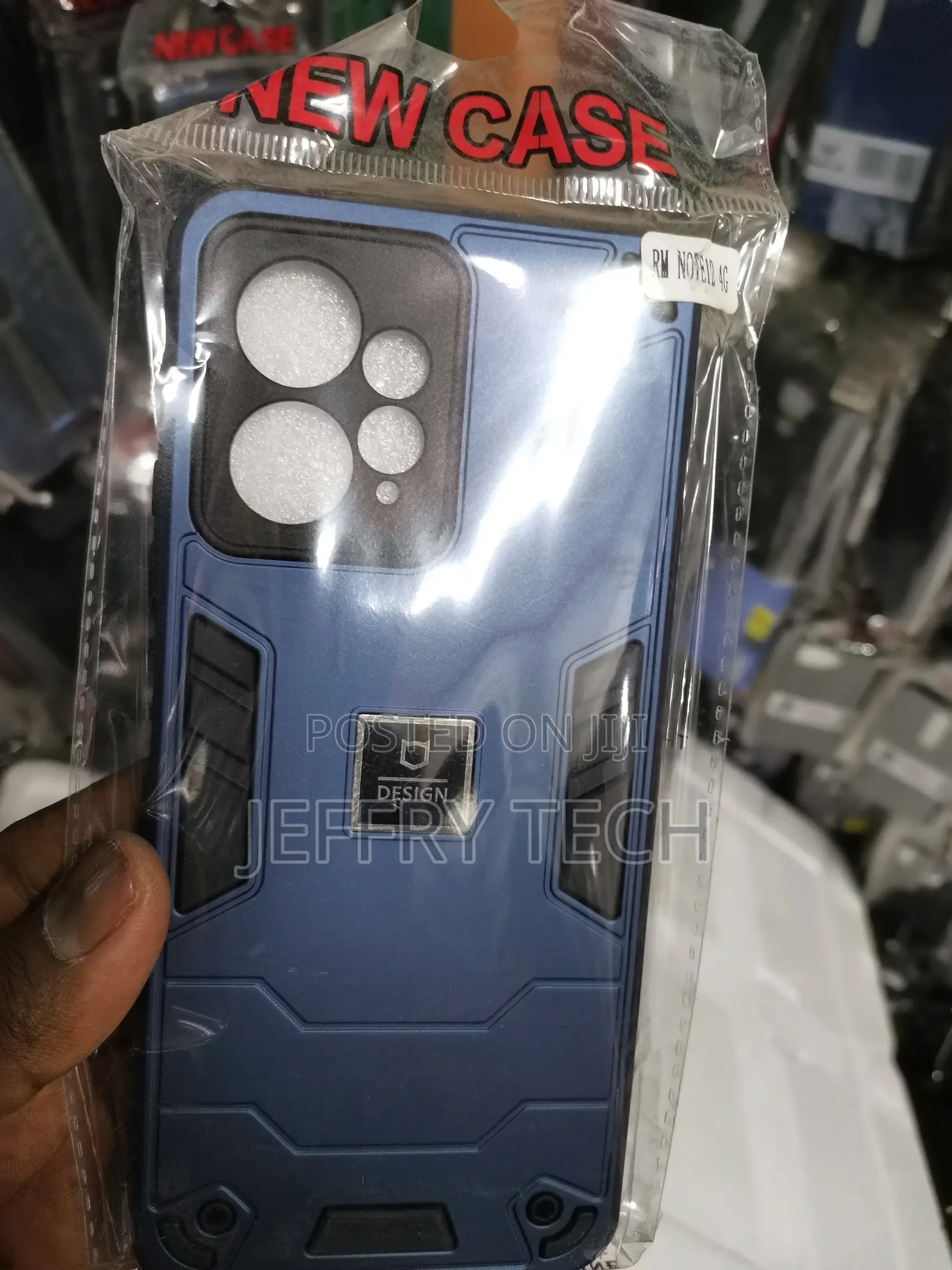 Xiaomi Redmi Note 12 4G Shockproof Polycarbonate Case-Blue
