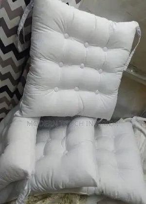Soft Cozy White Chair Pads