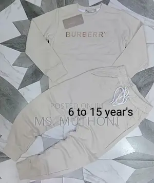 Burberry Kids 2 Pc Tracksuits Available (6-15 Yrs )