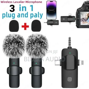 3 in 1 Portable Wireless Microphone for iPhonetypec Android