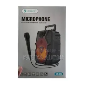 Celebrat MICROPHONE Portable Wireless Speaker
