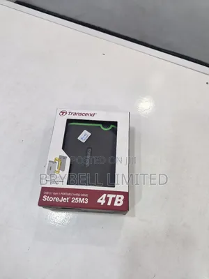 4tb Transcend Store Jet Gen 1 Portable Hard Drive on Offer