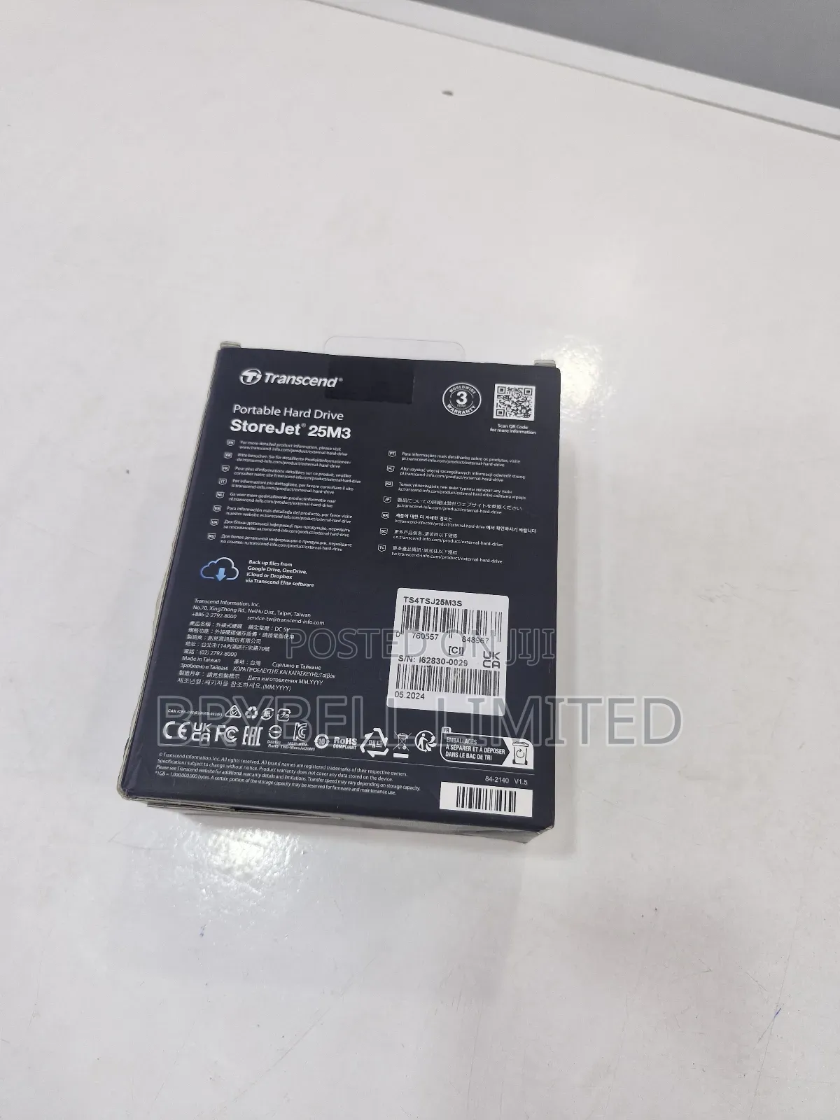 4tb Transcend Store Jet Gen 1 Portable Hard Drive on Offer