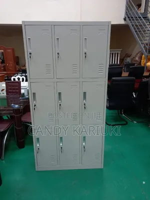 Washroom Storage Lockers (9 Compartments)