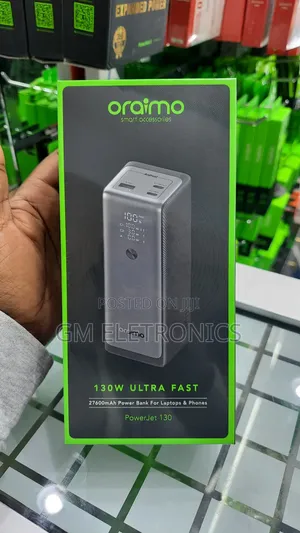 Oraimo Powerjet 130 27600mah 130W Powerbank.