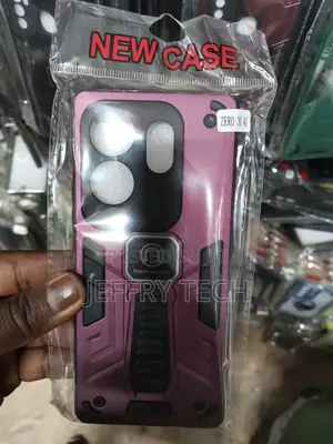 Infinix Zero 30 4G With Built-in Kickstand Case -Pink