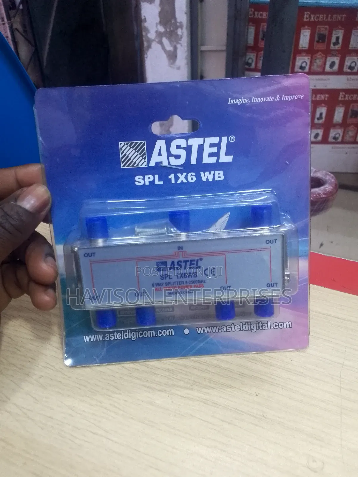 6 Way Astel Splitter