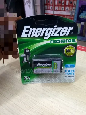 9V Energizer Rechargeable Batteries