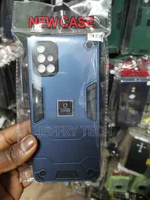 Oppo A17 4g Shockproof Polycarbonatehybrid Armor Case-Blue