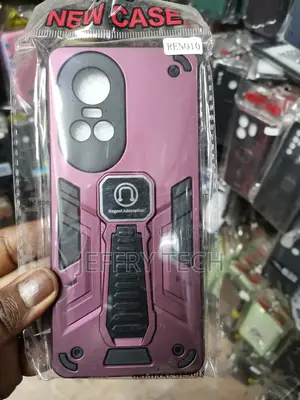 Oppo Reno10 Armor Case With Kickstand Shockproof-Pink