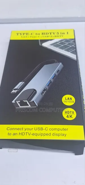 Type C To Hdmi Adapter 5 In 1 Type C Docking Station