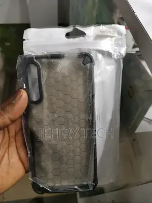 Back Case Cover Compatible With Honor 9X Pro (Honeycomb Patt