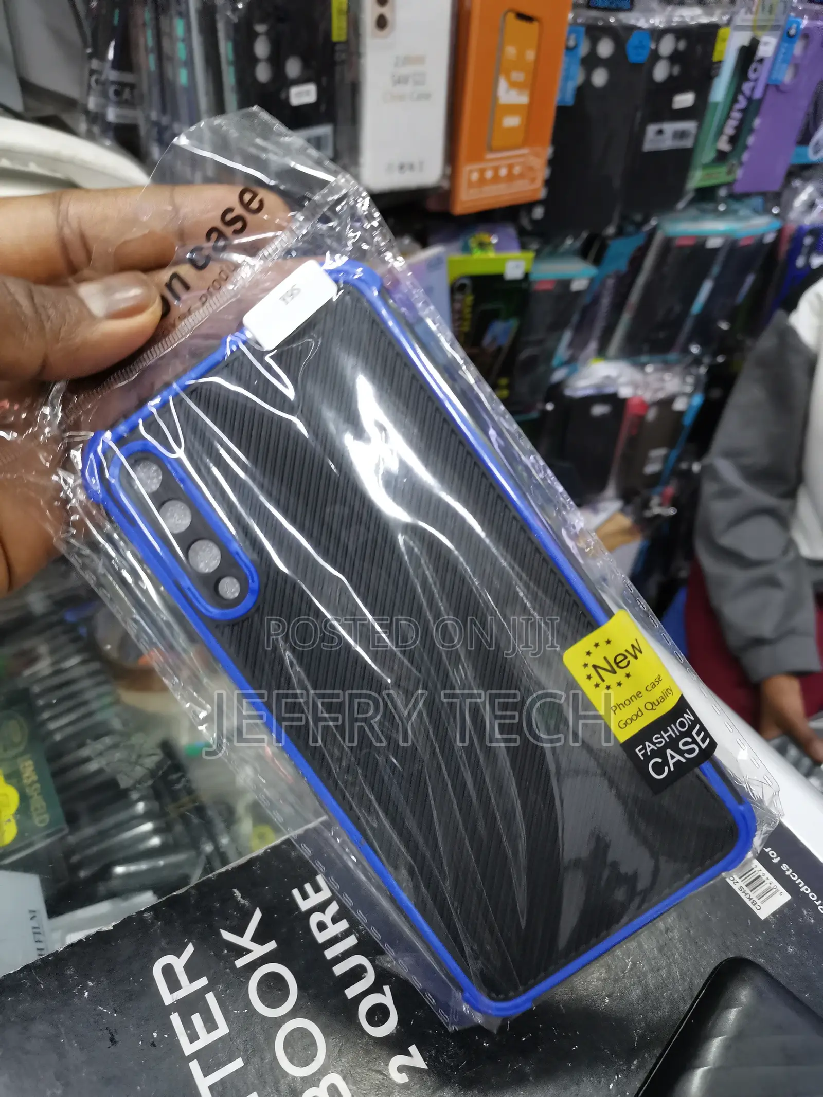 Texture Armor Back Cover Case for Huawei Y9s