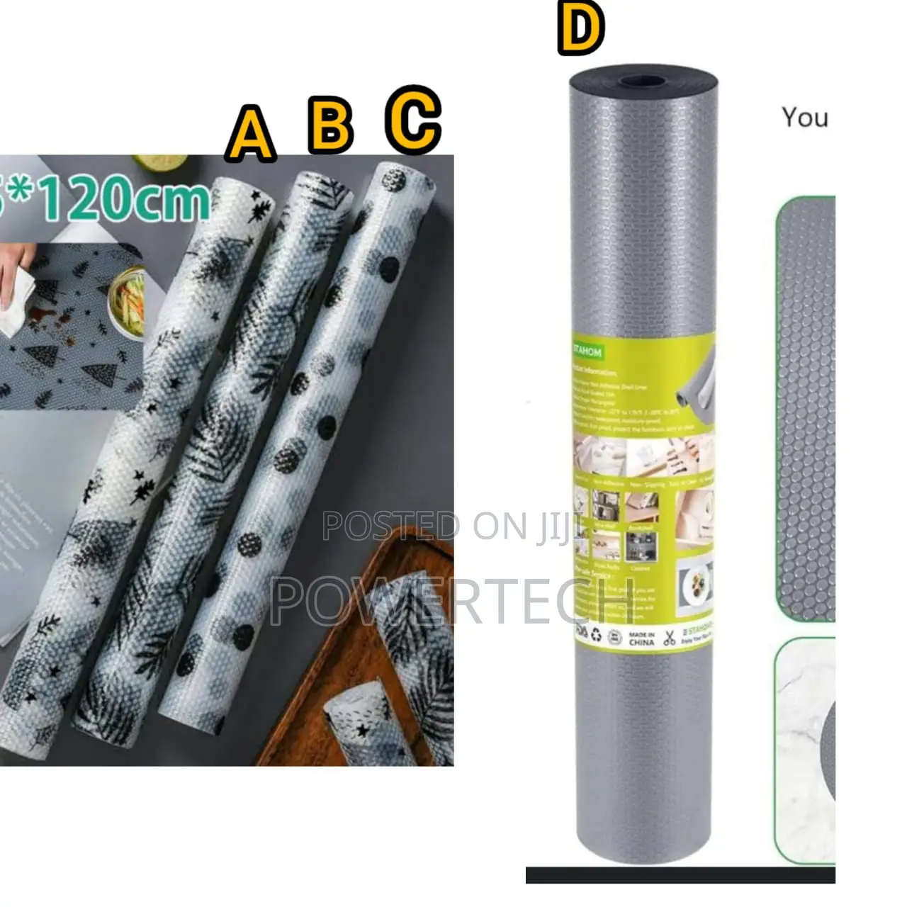 Kitchen Clear Drawer Liners Oil Proof Cupboard Shelf Liner