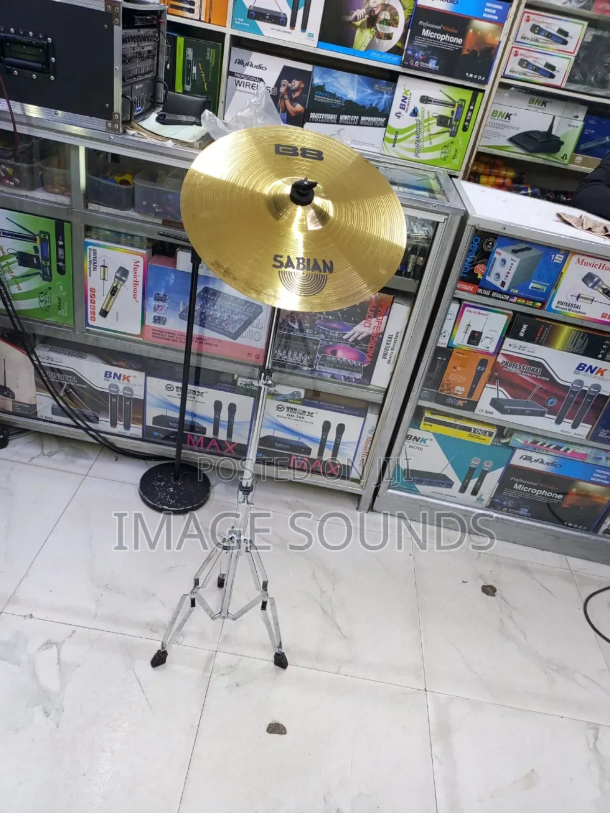 Sabian Drumset Crush and It's Stand