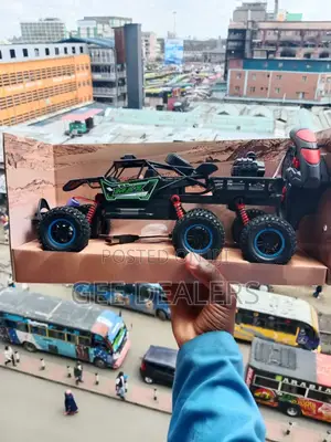 Remote Control Monster Truck Toy, 6 Wheels Monster Toy