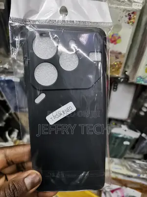 Tecno Pova 6 Neo Soft Silicone Case Shockproof Cover-Black