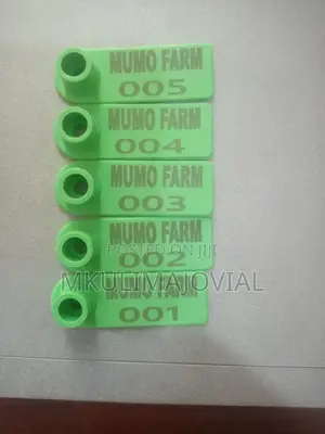 Sheep Customized Eartags Green and Other Colours
