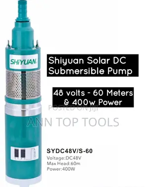 Solar 400w 60m 48v Submersible Waterpump